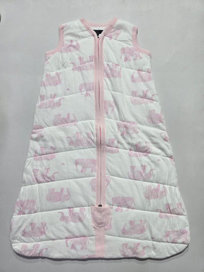 Baby's sleeping bag - pink elephant