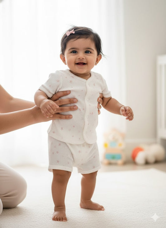 Baby's jablas shorts set