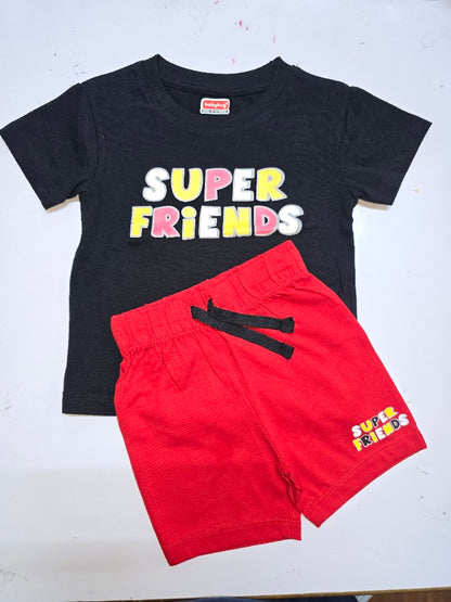 Baby's shorts set (Super friends)