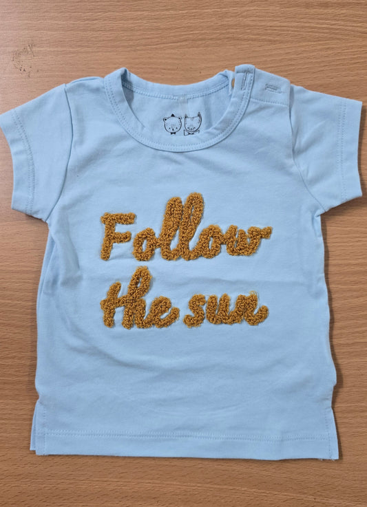 Baby's t-shirt - follow