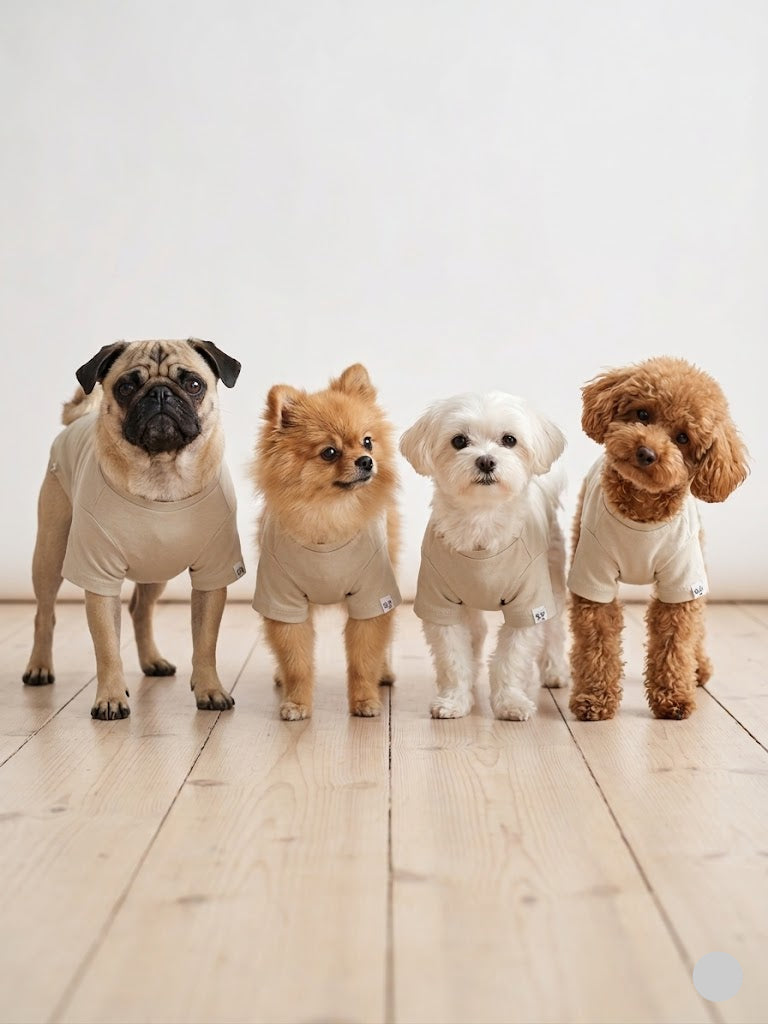 t-shirt for Dogs - beige