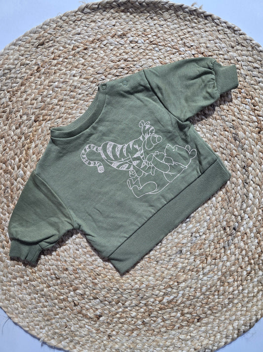 Baby's loop knit t-shirt - pooh