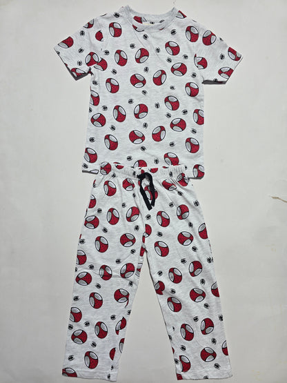 Unisex pant co-ord set - g/red spider