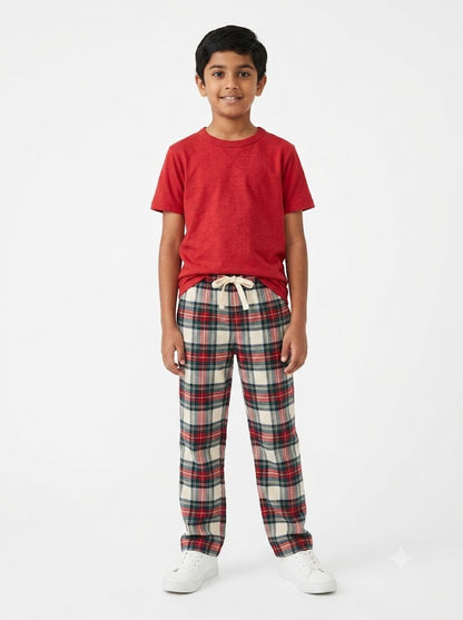 Boy's pant set - red