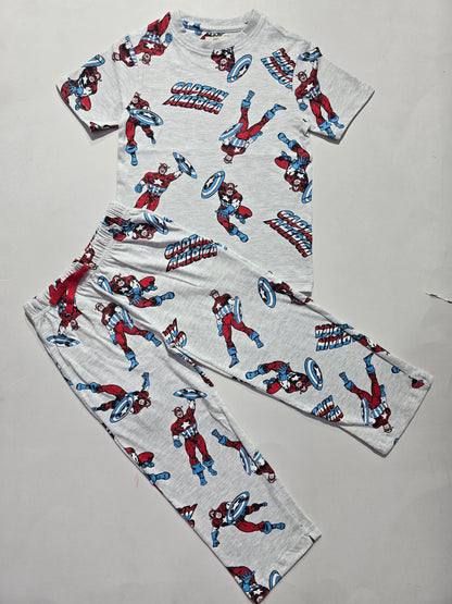 Unisex pant co-ord set - captain america