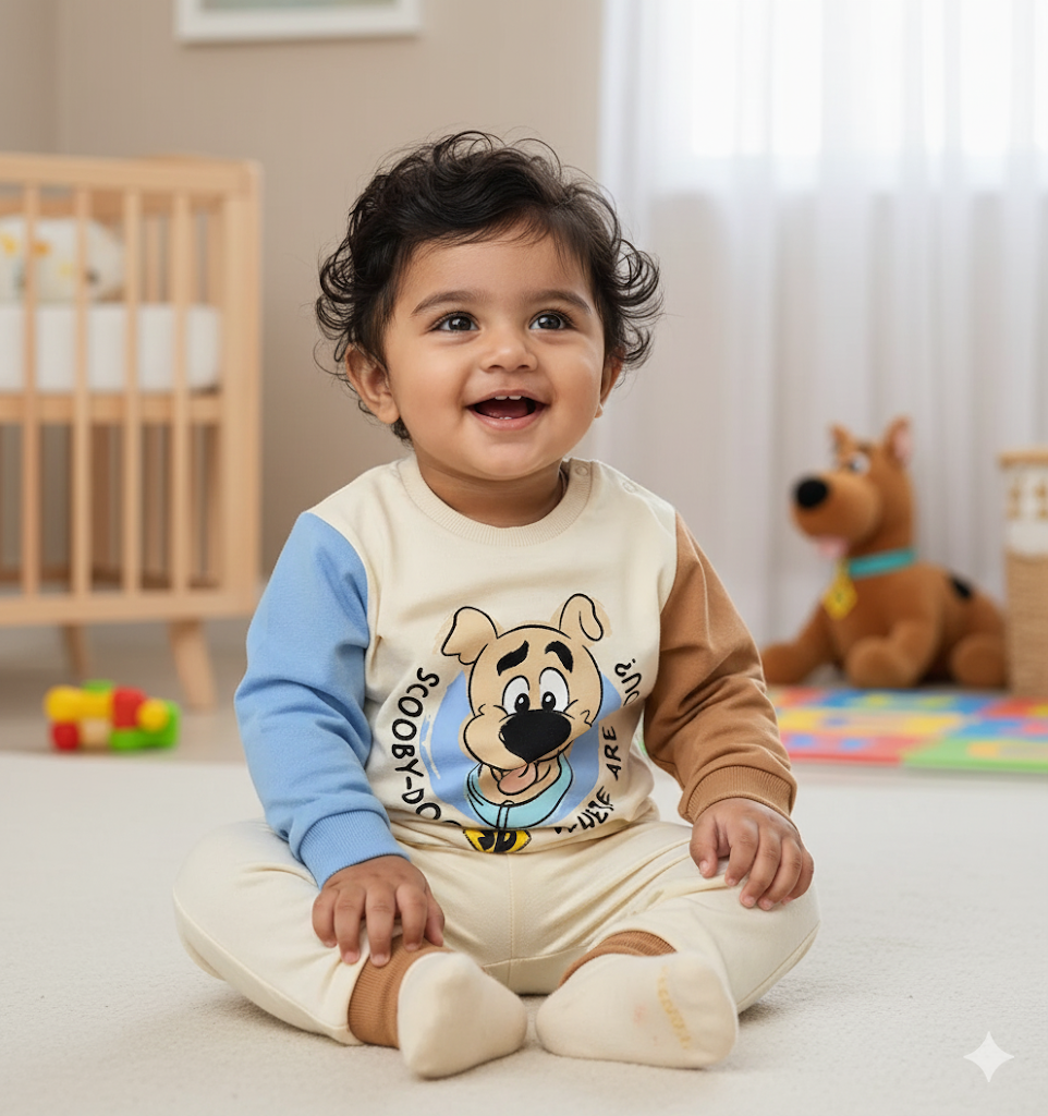 Baby's loop knit t-shirt