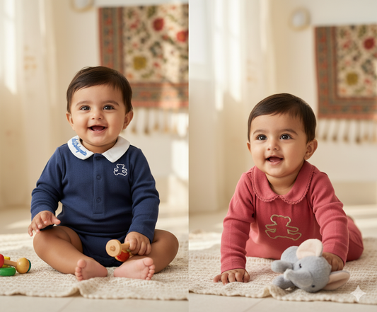 Baby's rompers (2 pcs combo)