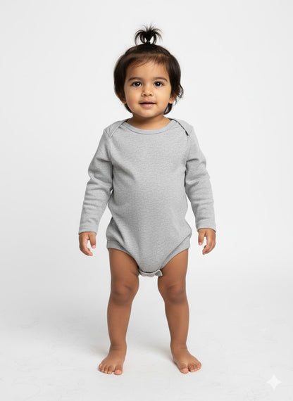 Baby's rompers - d. Grey