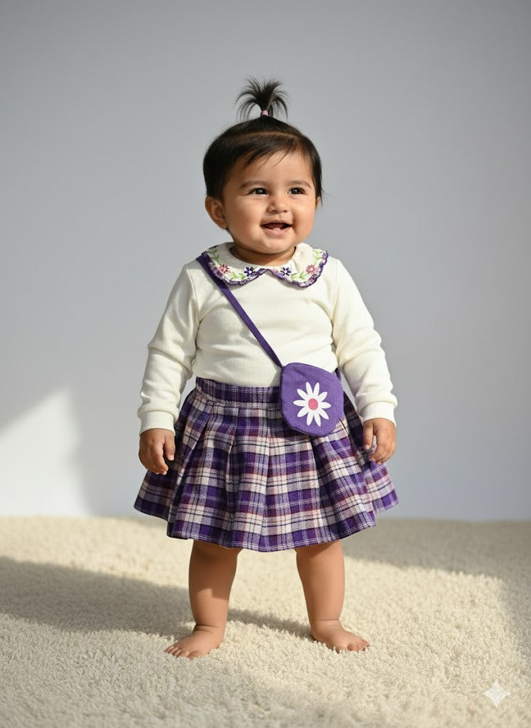 Girl's skirt set