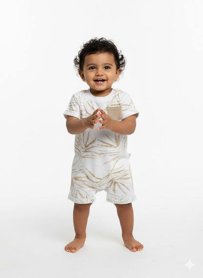 Baby's half jumpsuit