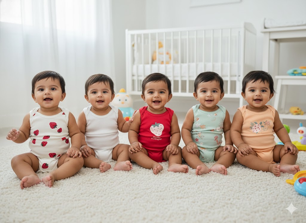 Baby's rompers (5 pcs combo)