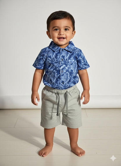 Boy's front open set