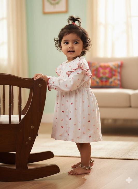 Baby's full open dress