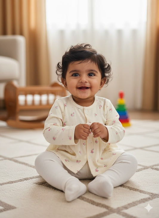 Baby's full open top