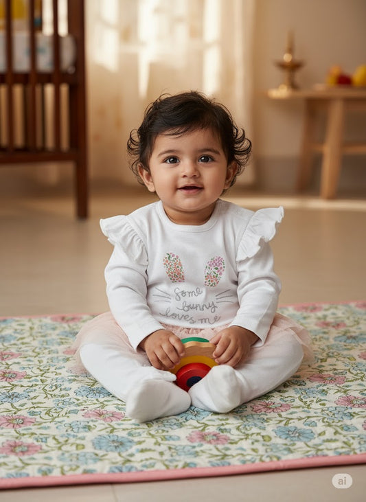 Baby's FS jumpsuit /sleepsuit with shoe