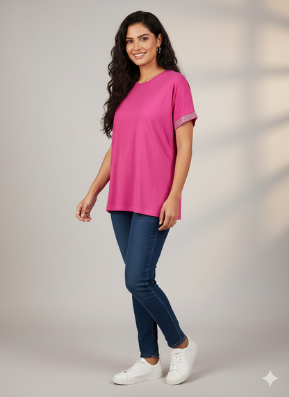 Women's t-shirt with stone