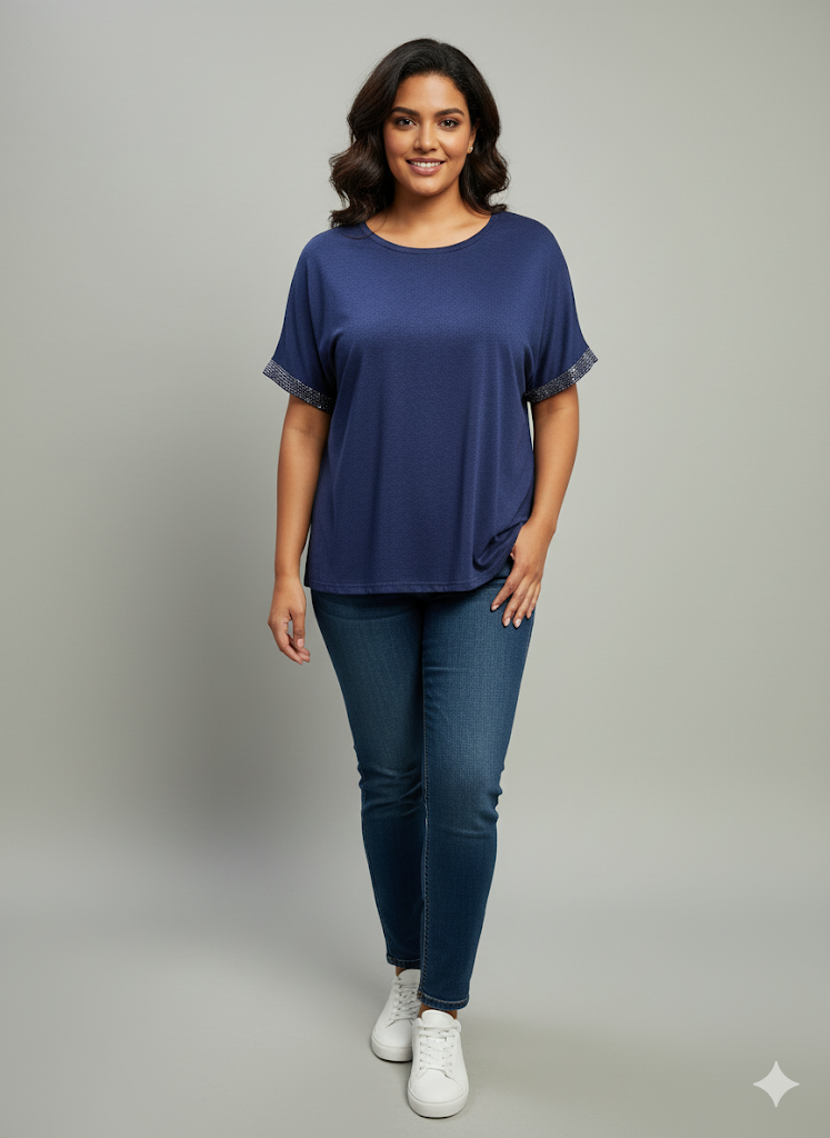 Women's t-shirt with stone