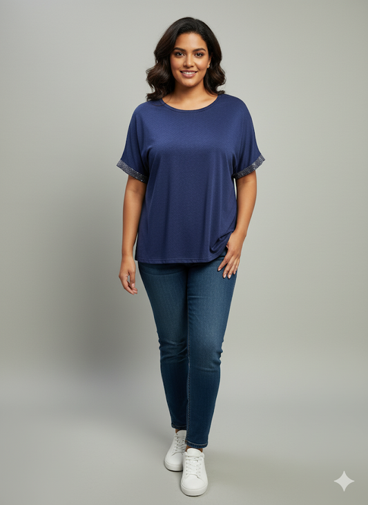 Women's t-shirt with stone