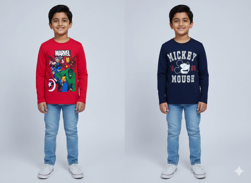 Boy's t-shirt (2 pcs combo)