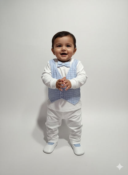 Baby's t-shirt with attached coat