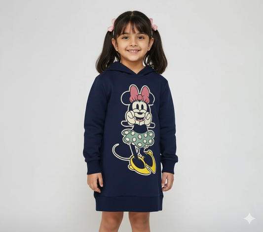 Girl's loop knit hoody