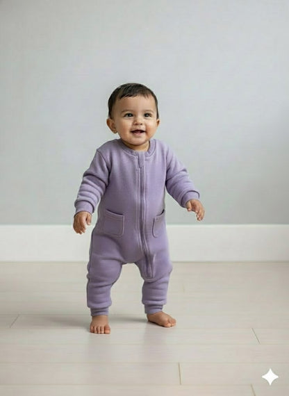 Baby's FS loop knit jumpsuit
