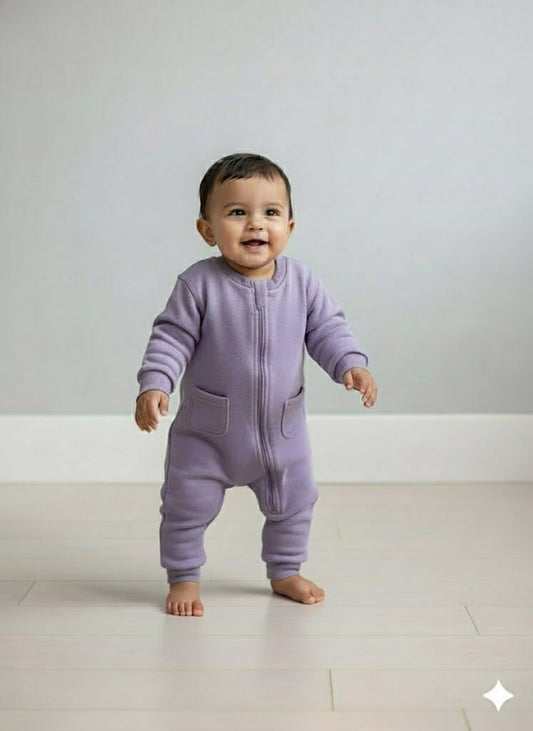 Baby's FS loop knit jumpsuit