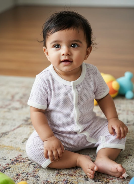 Baby's half jumpsuit