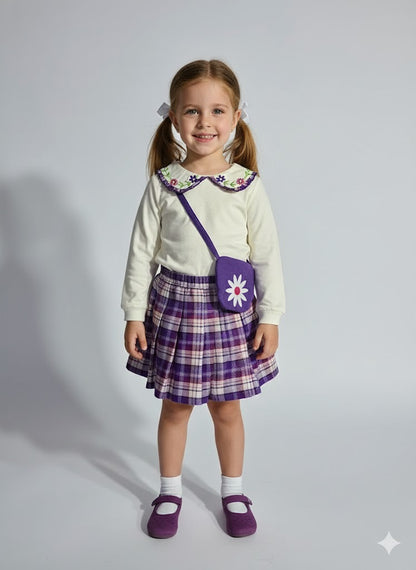 Girl's skirt set