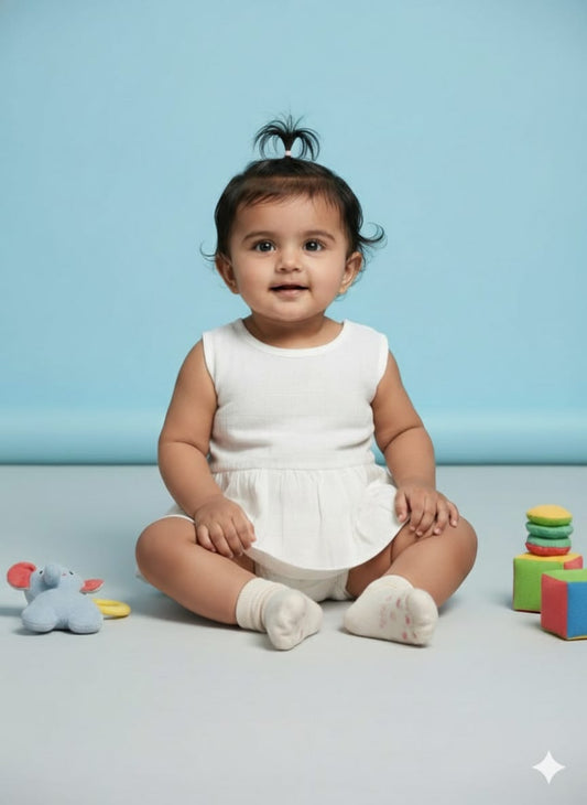 Baby's muslin frock