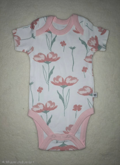 Baby's rompers - pink blossom plant