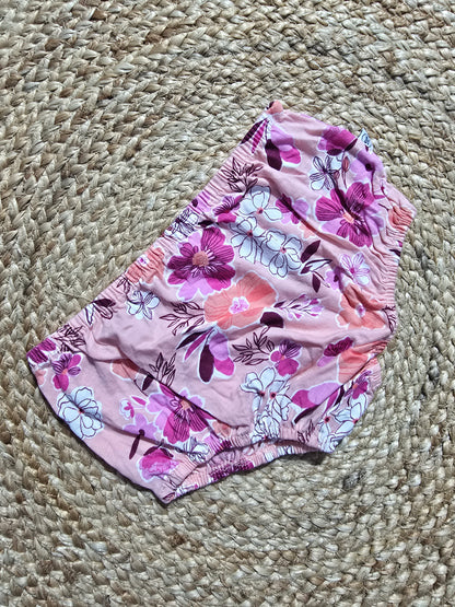Baby's panties - pink flowers