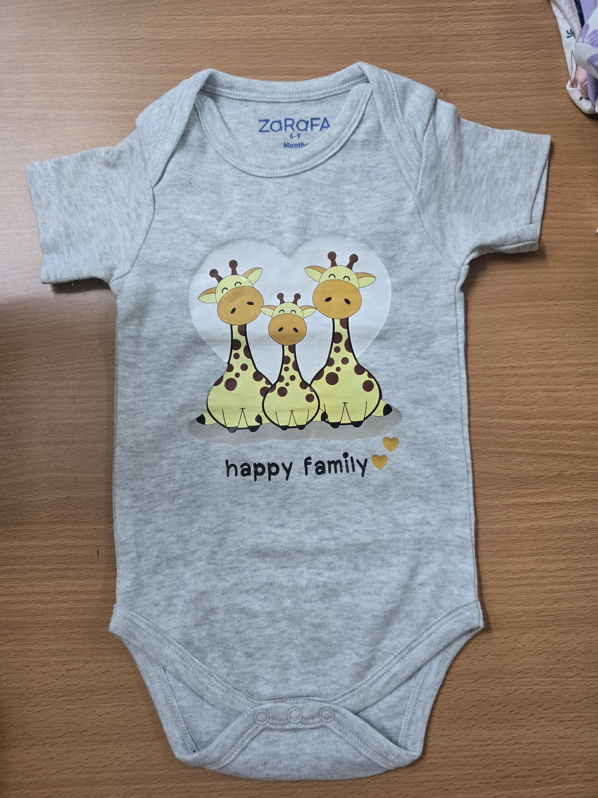 Baby's rompers - giraffe