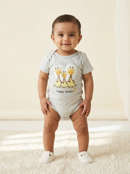 Baby's rompers - giraffe