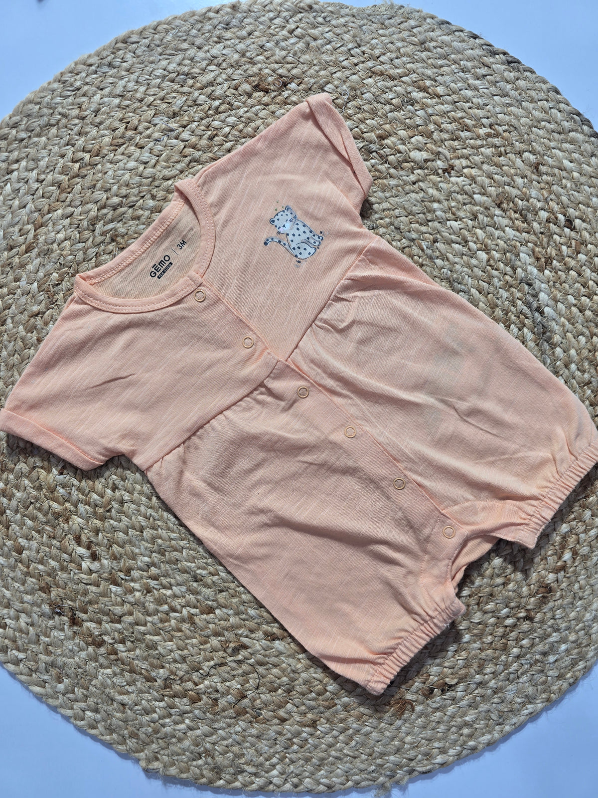 Baby's half jumpsuit - orange