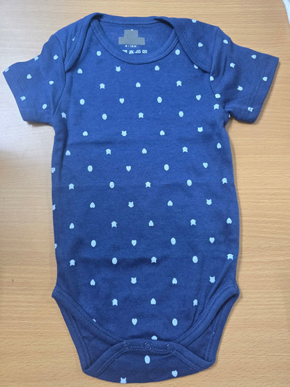 Baby's rompers - navy elements