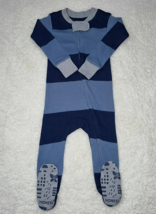 Baby's FS jumpsuit with shoe - navy line