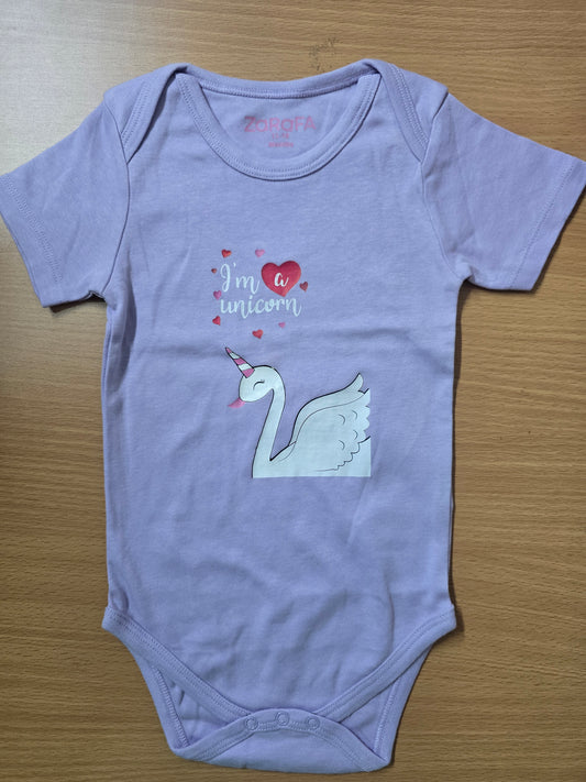 Baby's rompers - swan