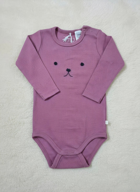 Baby's FS rompers - cat peach