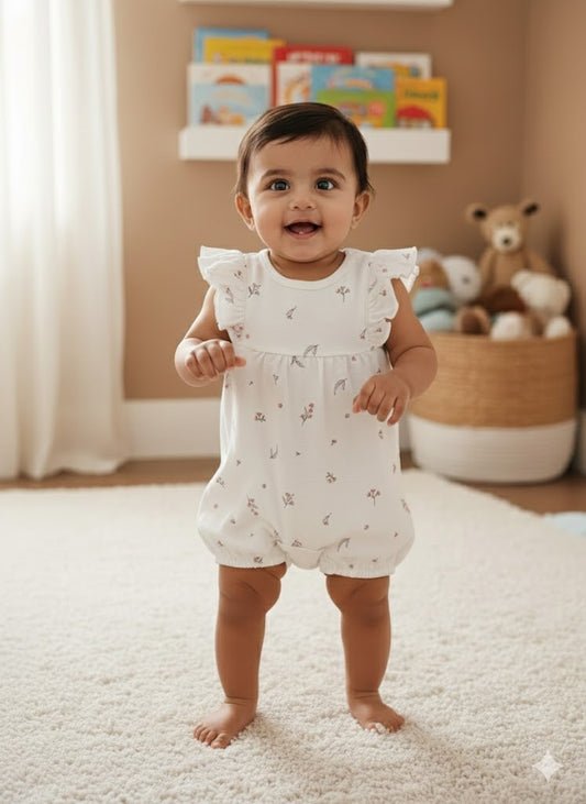 Baby's half jumpsuit