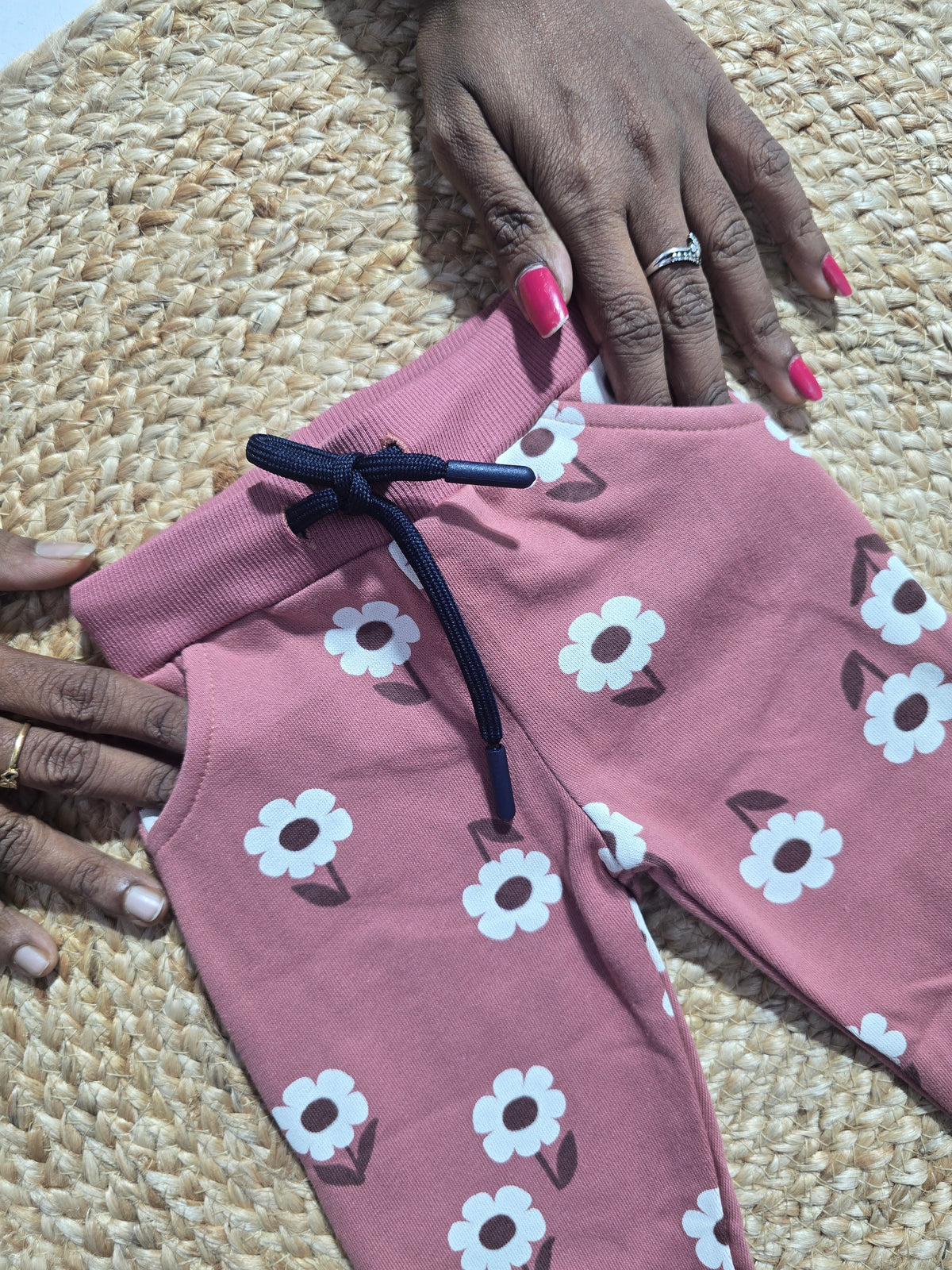 Baby's co-ord Pant Set – dusty rose hope