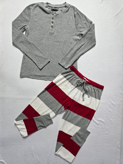 Women's pant set - waffle stripes