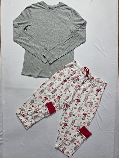 Women's pant set - grey cup deer