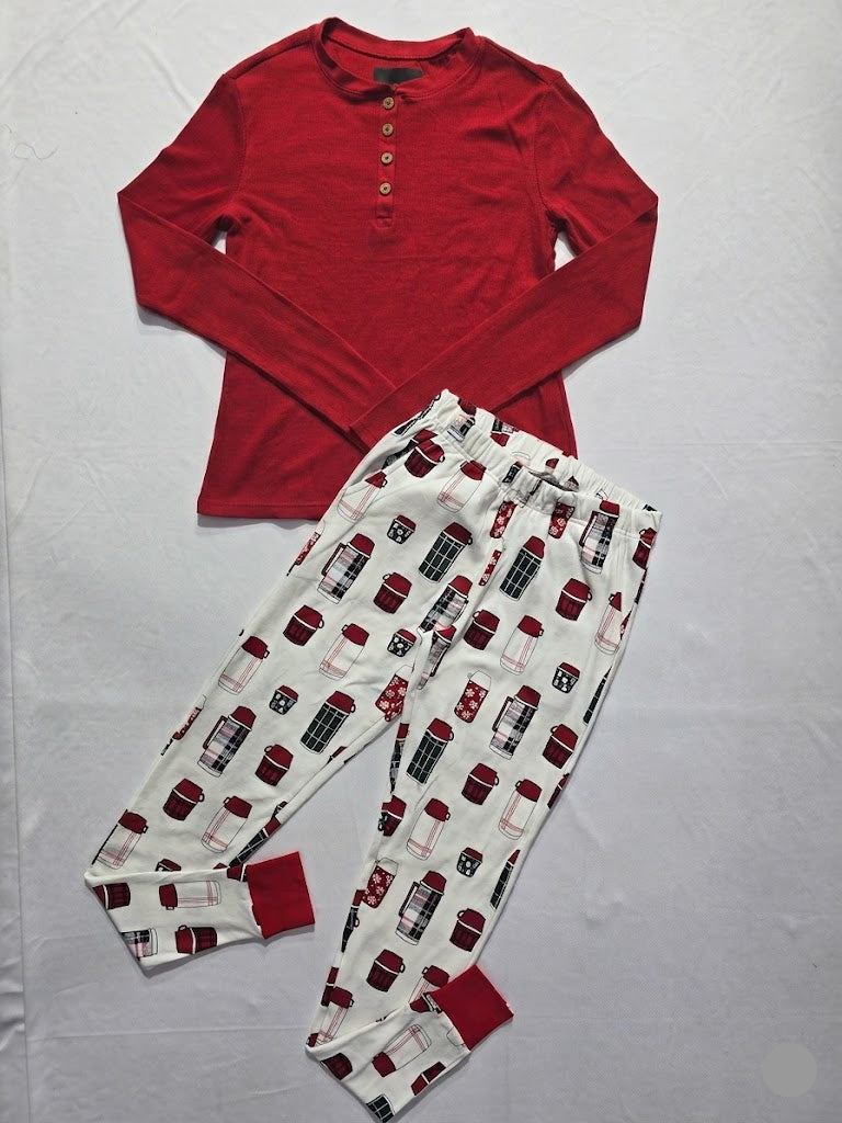 Women's pant set - waffle bottle