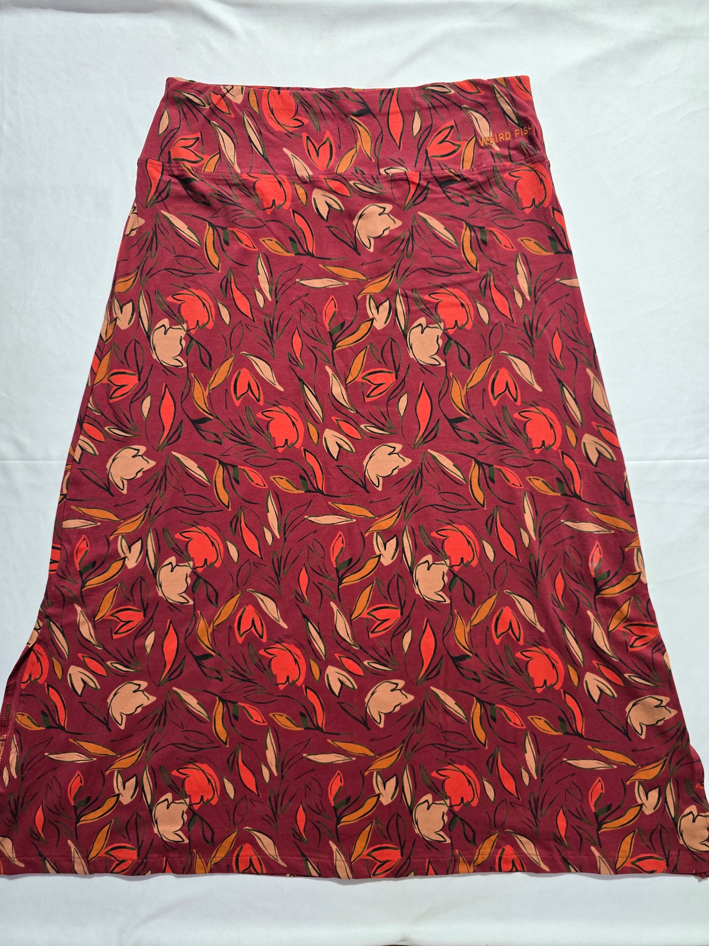 Women's skirt - red leaf