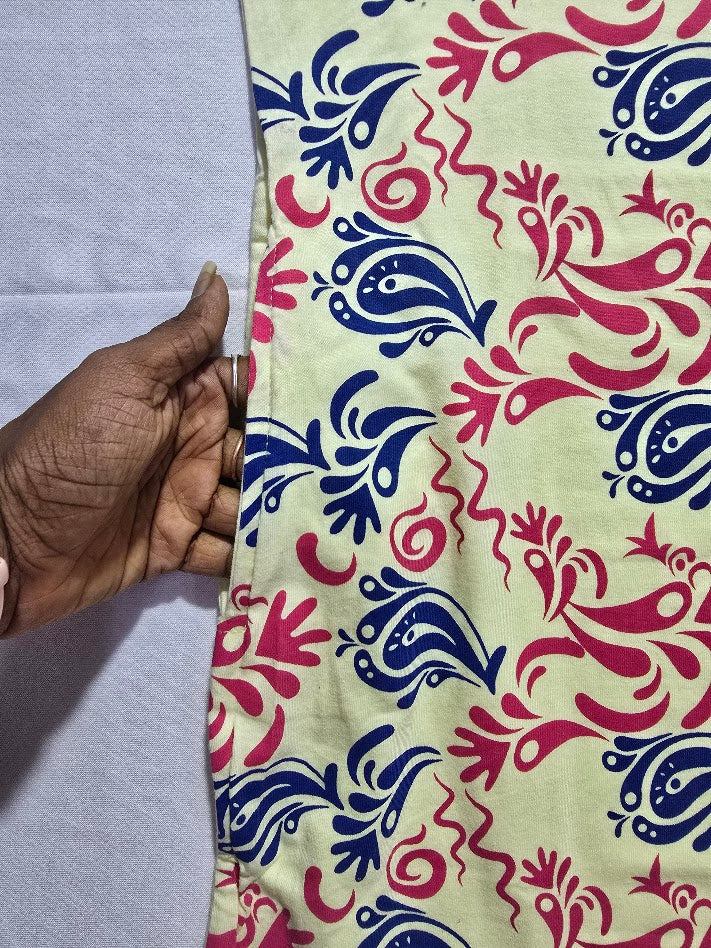 Women's cap sleeve top - rangoli