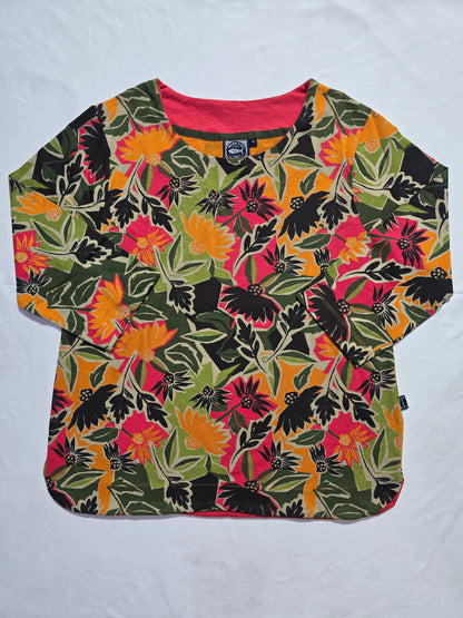 Women's 3/4 sleeve top - colour blossom
