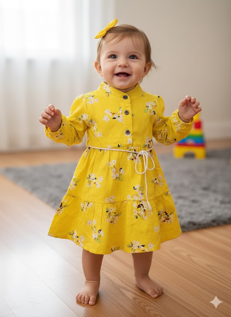 Premium export quality baby frock